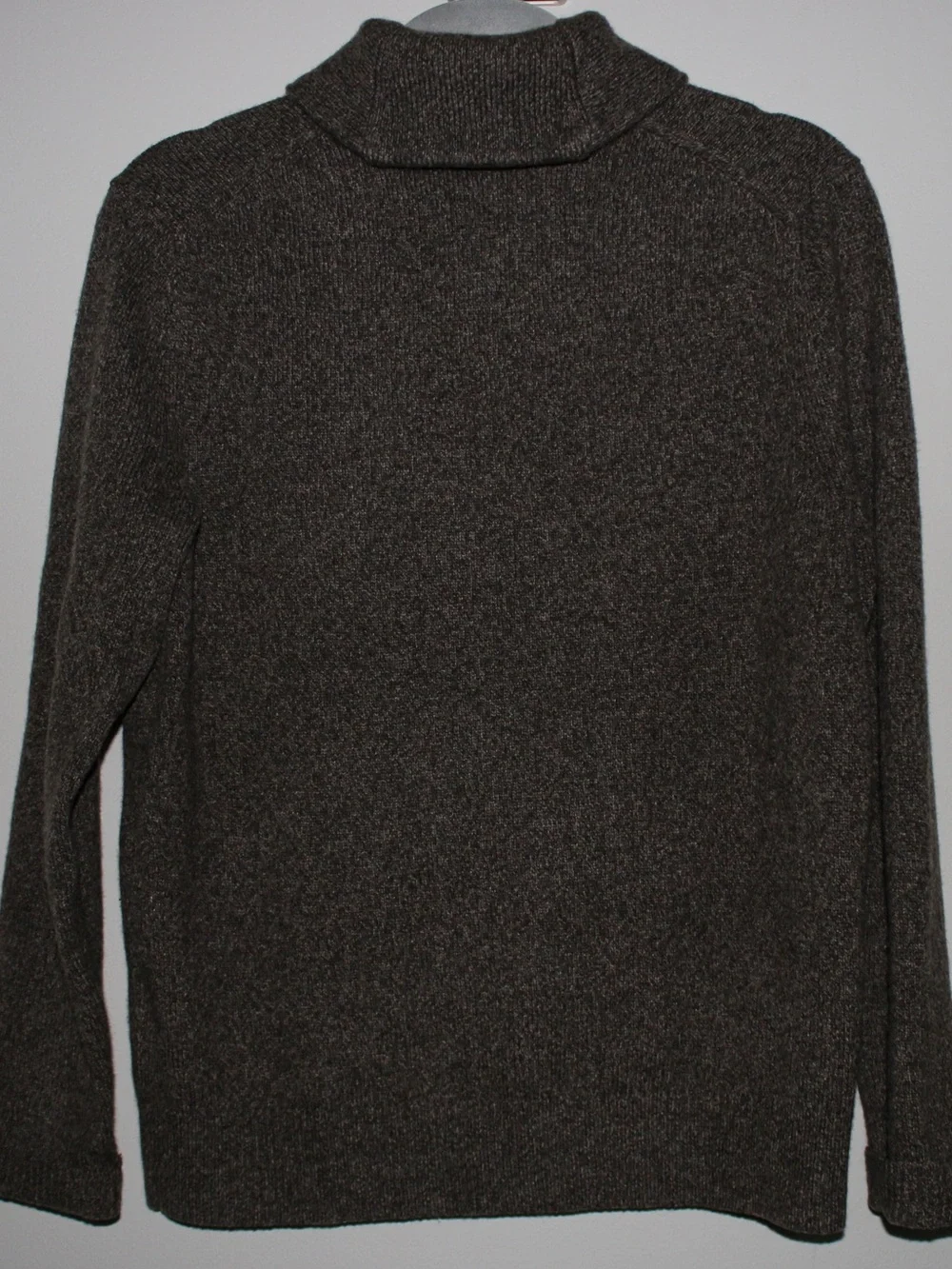 Banana Republic Men's Marled Brown Shawl Collar Sweater